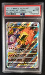 PSA 8 NM Charizard VSTAR SWSH262 Ultra Premium Collection Pokemon Graded Card